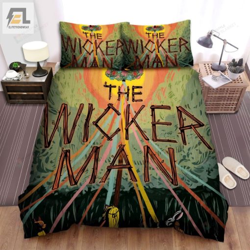 The Wicker Man Movie Poster Iv Photo Bed Sheets Spread Comforter Duvet Cover Bedding Sets elitetrendwear 1