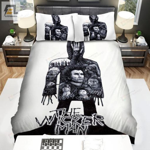 The Wicker Man Movie Poster Iii Photo Bed Sheets Spread Comforter Duvet Cover Bedding Sets elitetrendwear 1 1