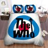The Who Logo Band Bed Sheets Spread Comforter Duvet Cover Bedding Sets elitetrendwear 1
