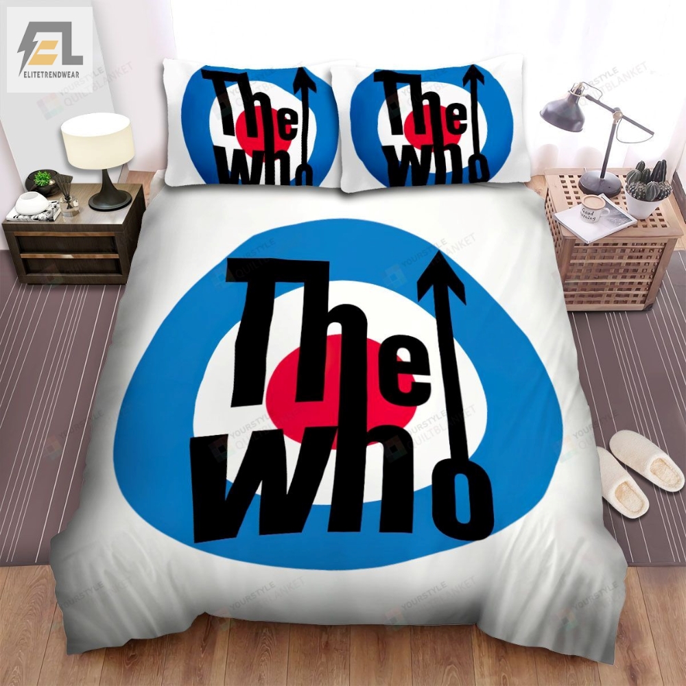 The Who Logo Band Bed Sheets Spread Comforter Duvet Cover Bedding Sets 