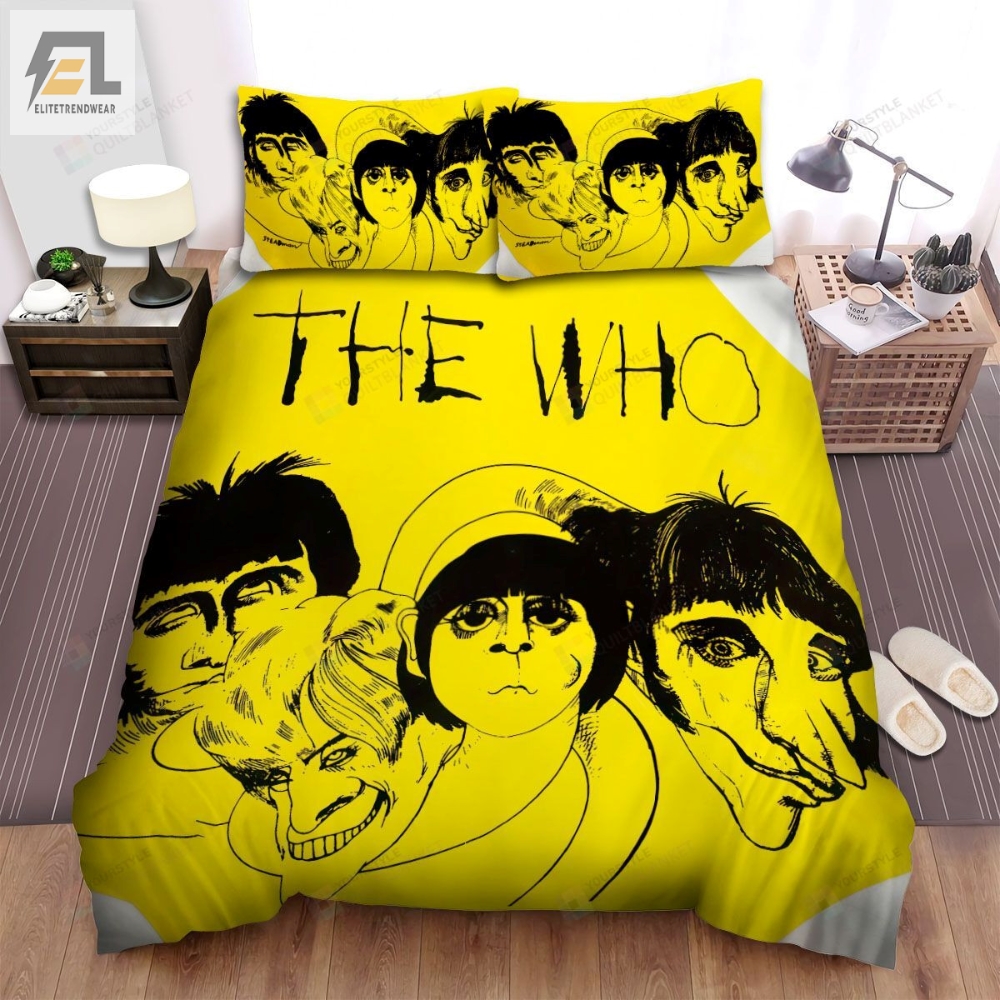 The Who Band Art Bed Sheets Spread Comforter Duvet Cover Bedding Sets 