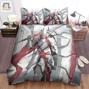 The White Knight Anime Art Style Bed Sheets Spread Duvet Cover Bedding Sets elitetrendwear 1 1