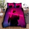 The Weeknd Starboy With Pink Neon Cross Bed Sheets Spread Duvet Cover Bedding Sets elitetrendwear 1