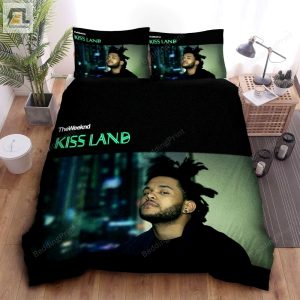 The Weeknd Kiss Land Album Art Cover Bed Sheets Spread Duvet Cover Bedding Sets elitetrendwear 1 1