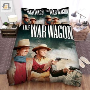 The War Wagon Movie Poster Bed Sheets Spread Comforter Duvet Cover Bedding Sets Ver 5 elitetrendwear 1 1