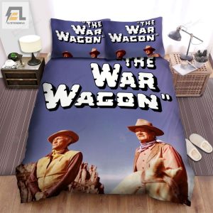 The War Wagon Movie Poster Bed Sheets Spread Comforter Duvet Cover Bedding Sets Ver 2 elitetrendwear 1 1