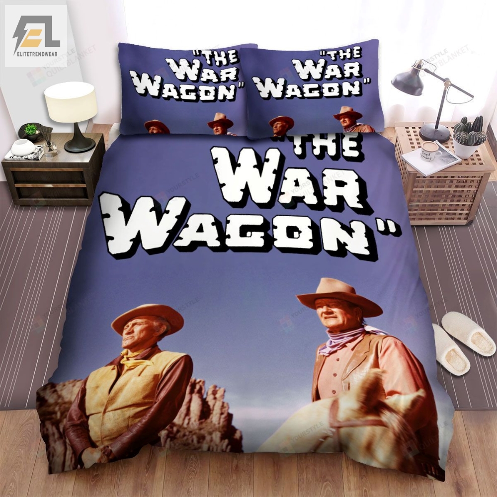 The War Wagon Movie Poster Bed Sheets Spread Comforter Duvet Cover Bedding Sets Ver 2 