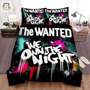 The Wanted We Own The Night Album Bed Sheets Spread Comforter Duvet Cover Bedding Sets elitetrendwear 1 1