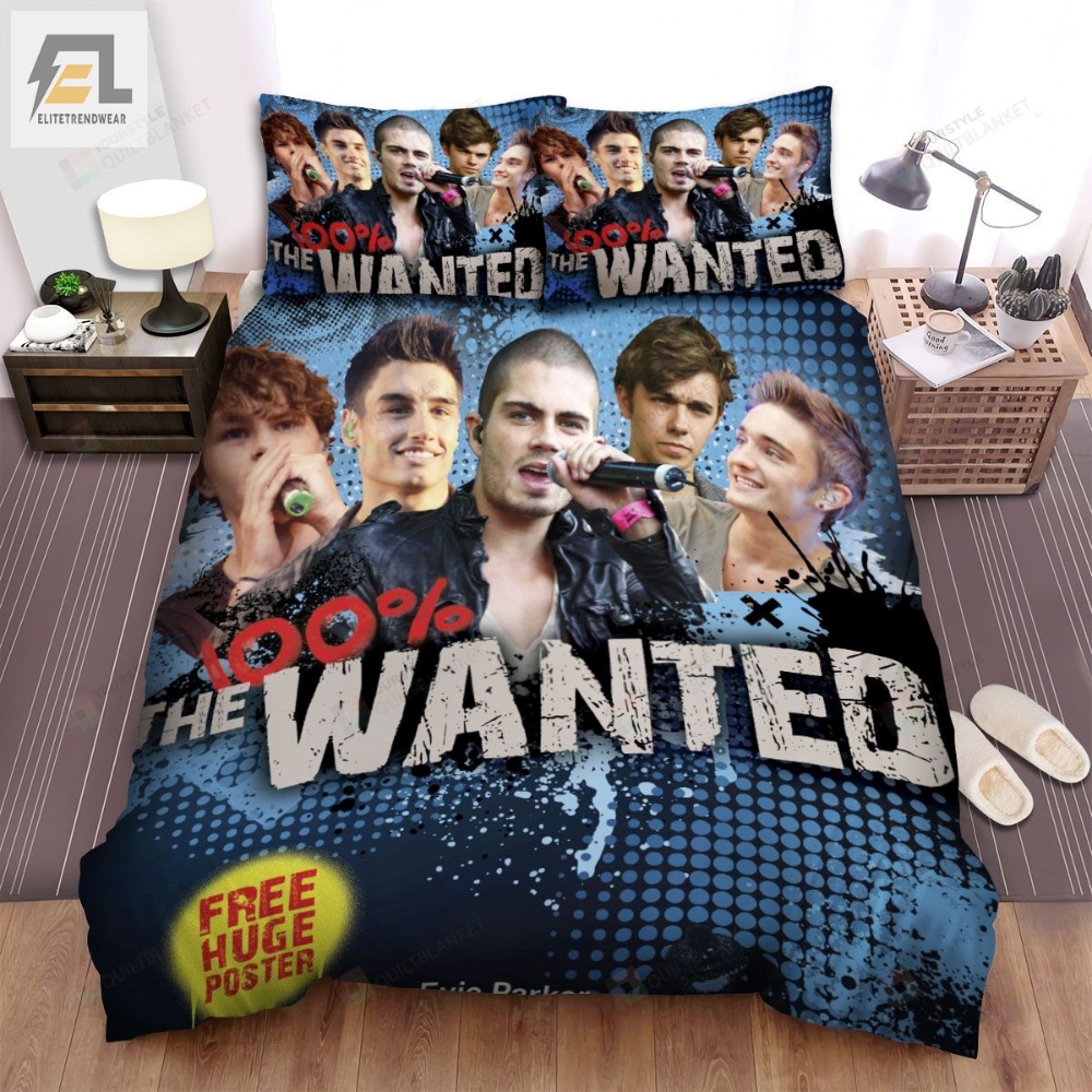 The Wanted Poster Bed Sheets Spread Comforter Duvet Cover Bedding Sets 