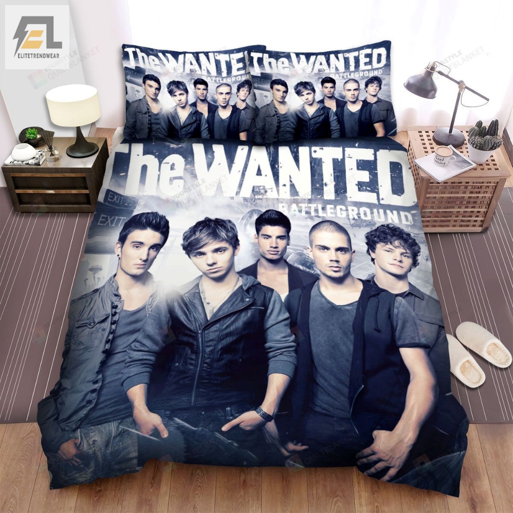 The Wanted Battleground Album Bed Sheets Spread Comforter Duvet Cover Bedding Sets 