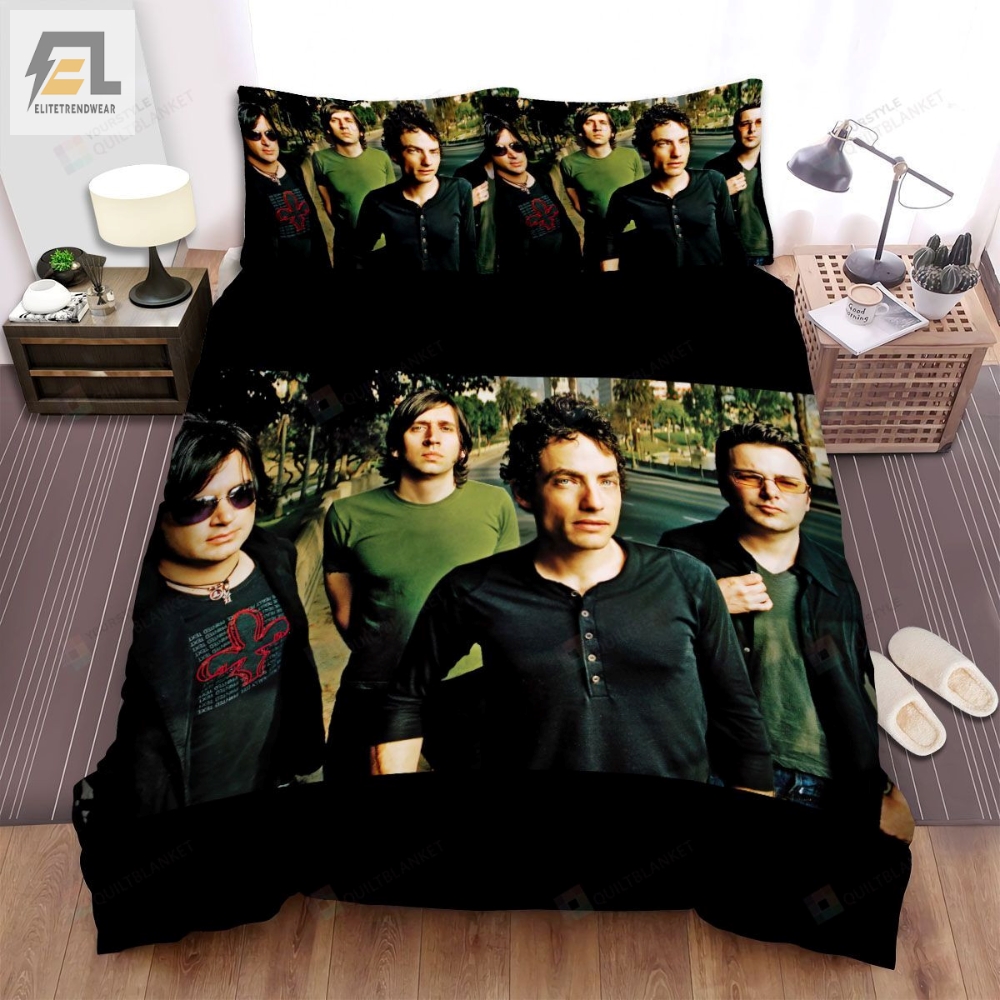 The Wallflowers Music Band Photoshoot On The Street Bed Sheets Spread Comforter Duvet Cover Bedding Sets 