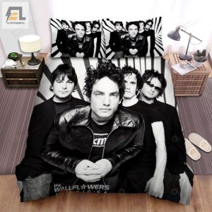 The Wallflowers Music Band Black And White Bed Sheets Spread Comforter Duvet Cover Bedding Sets elitetrendwear 1 1