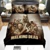 The Walking Dead The Men With Gun And The Dead And Many People In The Movie Poster Bed Sheets Duvet Cover Bedding Sets elitetrendwear 1