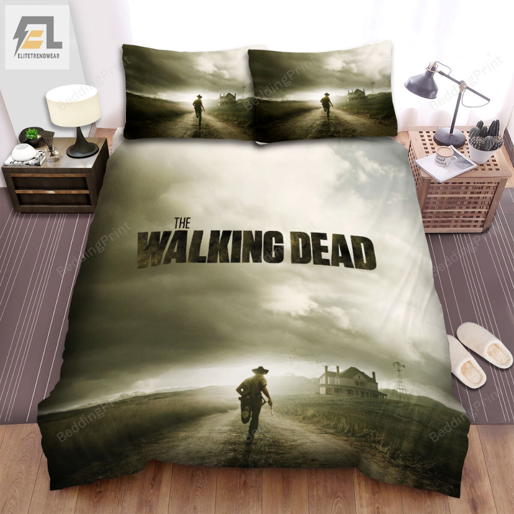 The Walking Dead Special Season Premiere Sunday Oct 16 98C Movie Poster Ver 2 Bed Sheets Duvet Cover Bedding Sets 