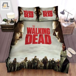 The Walking Dead Returns Oct 22 Movie Poster Bed Sheets Duvet Cover Bedding Sets elitetrendwear 1 1