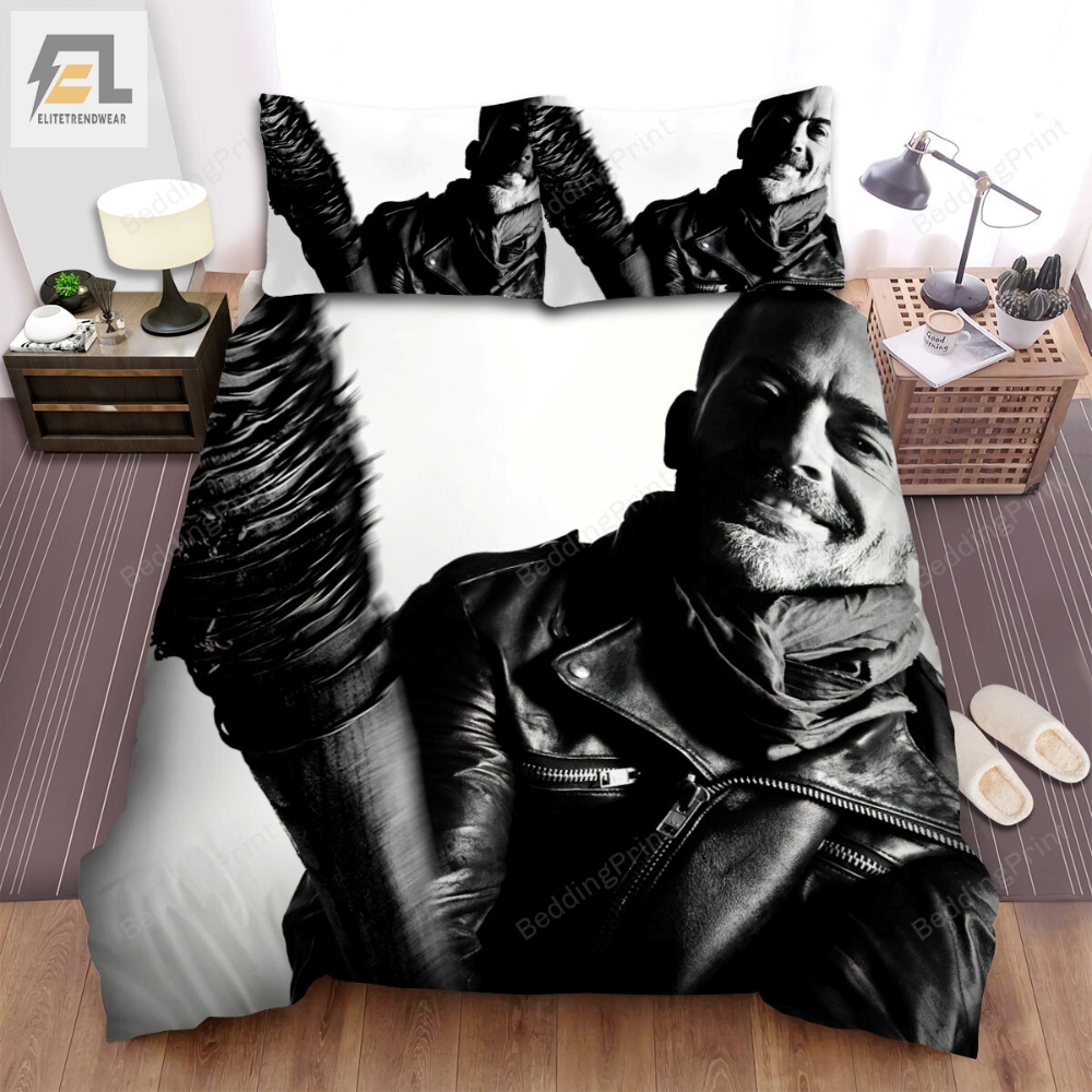 The Walking Dead Portrait Of The Men With Weapon Movie Poster Bed Sheets Duvet Cover Bedding Sets 