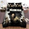 The Walking Dead Portrait Of The Main Actors With Weapon Movie Poster Bed Sheets Duvet Cover Bedding Sets elitetrendwear 1