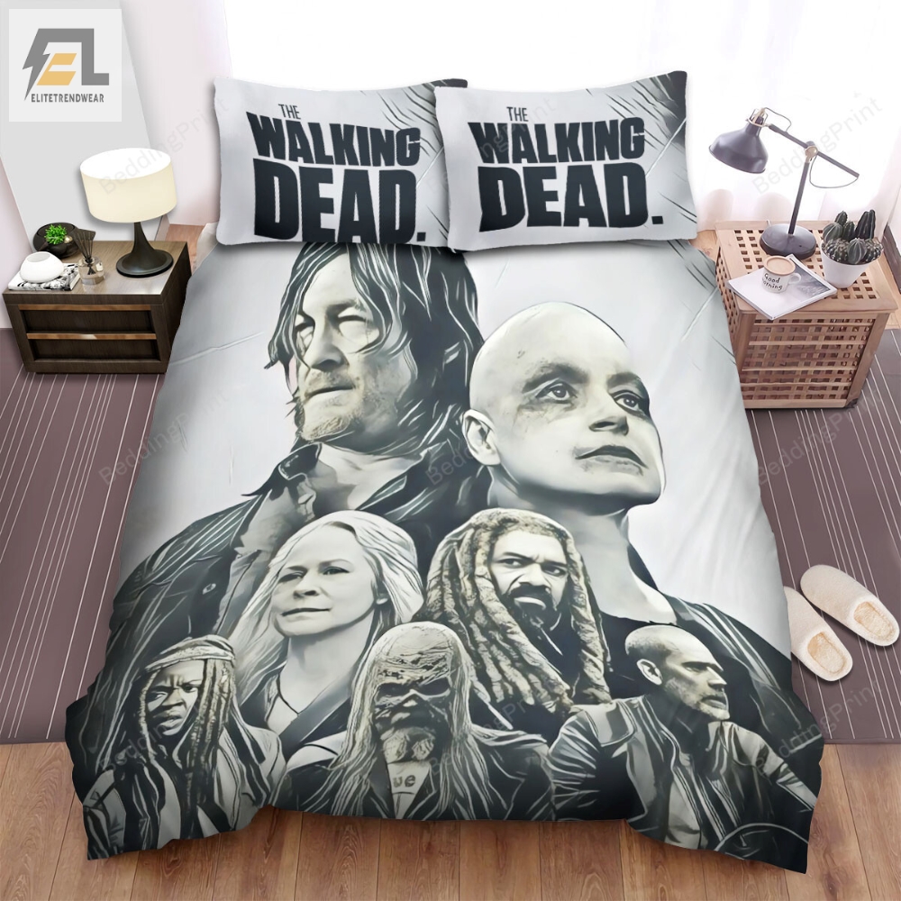 The Walking Dead Main Actors In The Movie Fox Movie Poster Bed Sheets Duvet Cover Bedding Sets 