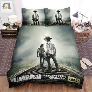 The Walking Dead Donat Look Back Movie Poster Bed Sheets Duvet Cover Bedding Sets elitetrendwear 1 1