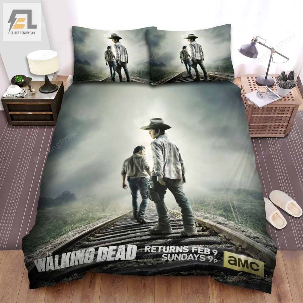 The Walking Dead Donât Look Back Movie Poster Bed Sheets Duvet Cover Bedding Sets 