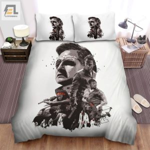 The Walking Dead Art Scene Movie And Main Actors Movie Poster Bed Sheets Duvet Cover Bedding Sets elitetrendwear 1 1
