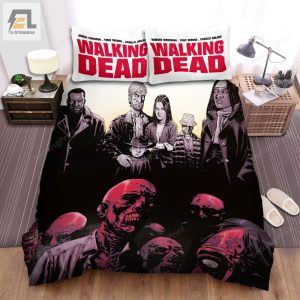 The Walking Dead Art Book Delcourt Movie Poster Bed Sheets Duvet Cover Bedding Sets elitetrendwear 1 1