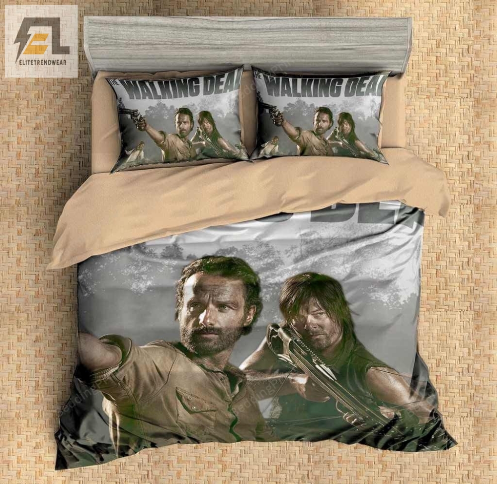The Walking Dead 3D Printed Bedding Set Duvet Cover  Pillow Cases 