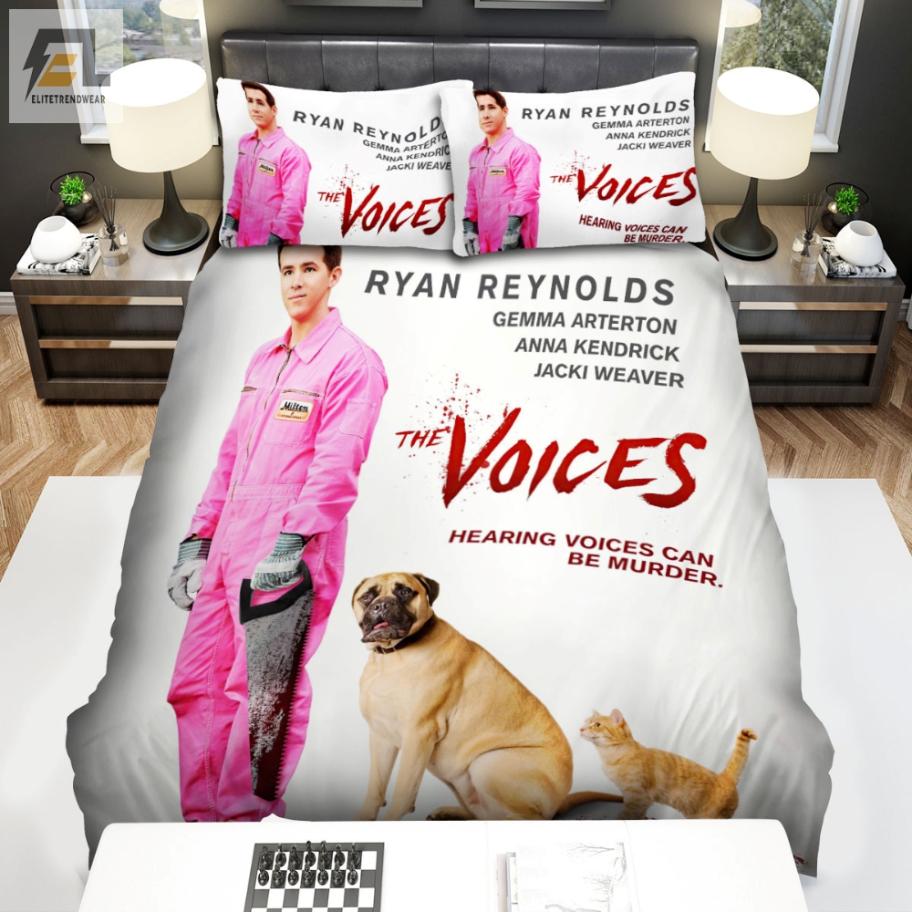 The Voices 2014 Poster Ver2 Bed Sheets Spread Comforter Duvet Cover Bedding Sets 