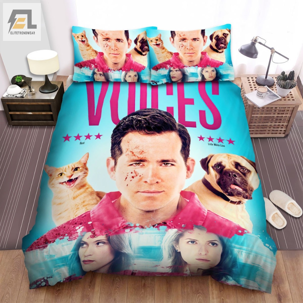 The Voices 2014 Poster Bed Sheets Spread Comforter Duvet Cover Bedding Sets 