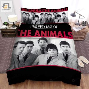The Very Best Of The Animals Album Cover Bed Sheets Spread Comforter Duvet Cover Bedding Sets elitetrendwear 1 1