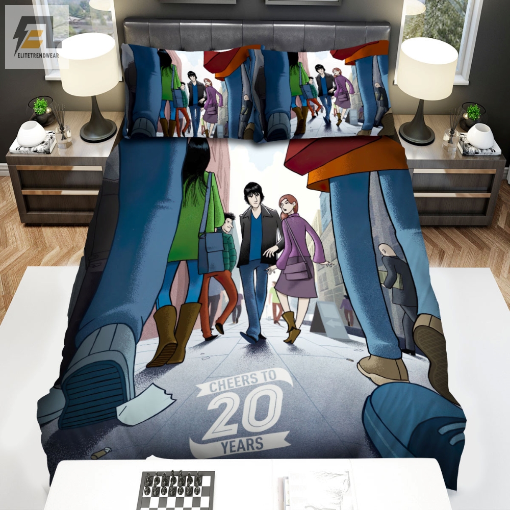 The Verve Cartoon Art Bed Sheets Spread Comforter Duvet Cover Bedding Sets 