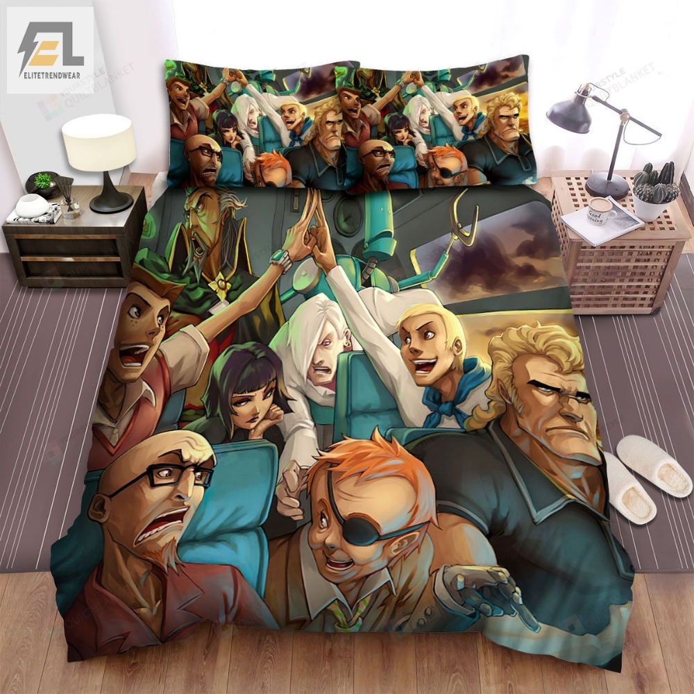 The Venture Bros Characters In A Car Artwork Bed Sheets Spread Duvet Cover Bedding Sets 