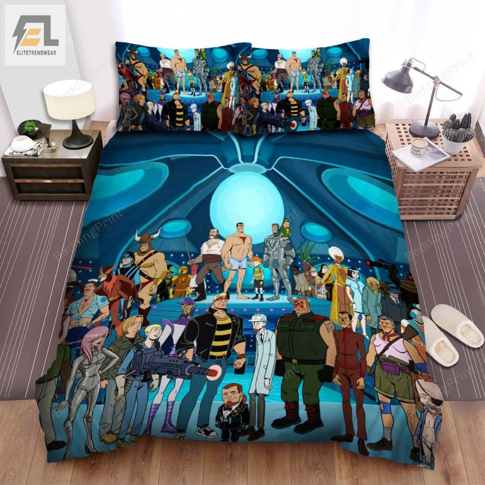 The Venture Bros All Characters In One Bed Sheets Spread Duvet Cover Bedding Sets 