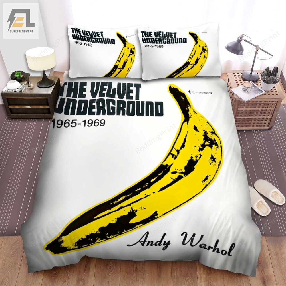 The Velvet Underground Peel Slowly And See Album Cover Bed Sheets Duvet Cover Bedding Sets elitetrendwear 1