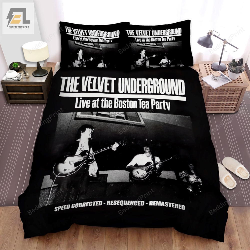 The Velvet Underground Live At The Boston Tea Party Album Bed Sheets Duvet Cover Bedding Sets 