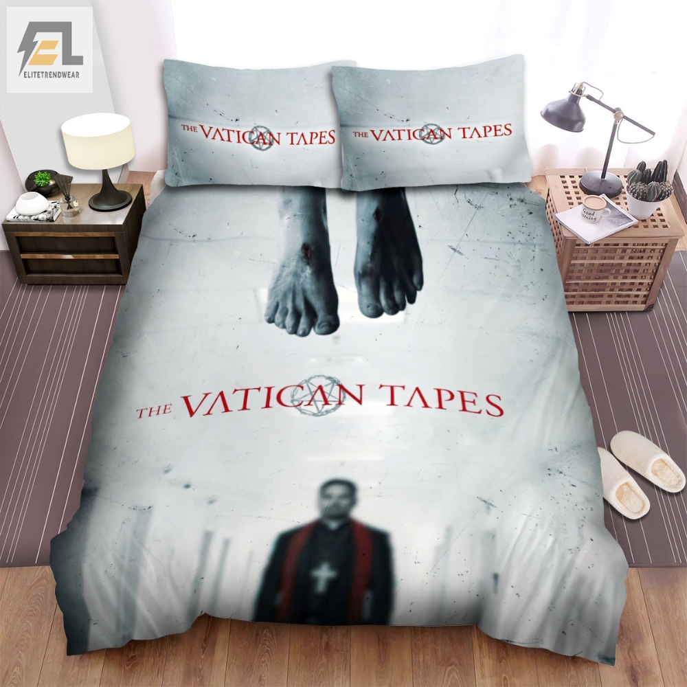 The Vatican Tapes For 2000 Years The Vatican Has Recorded Evidence Of Evil May God Have Mercy On Our Souls Movie Poster Bed Sheets Spread Comforter Duvet Cover Bedding Sets elitetrendwear 1