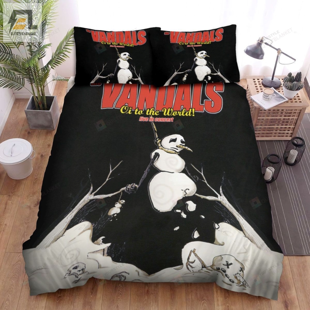 The Vandals Music Oi To The World Album Bed Sheets Spread Comforter Duvet Cover Bedding Sets 