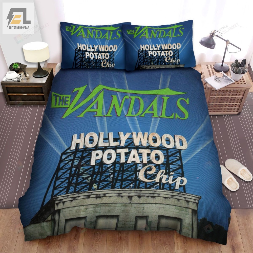 The Vandals Music Hollywood Potato Chip Album Bed Sheets Spread Comforter Duvet Cover Bedding Sets 