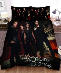 The Vampire Diaries 20092017 Will They Be Guests At Klausas Party Movie Poster Bed Sheets Spread Comforter Duvet Cover Bedding Sets elitetrendwear 1 1