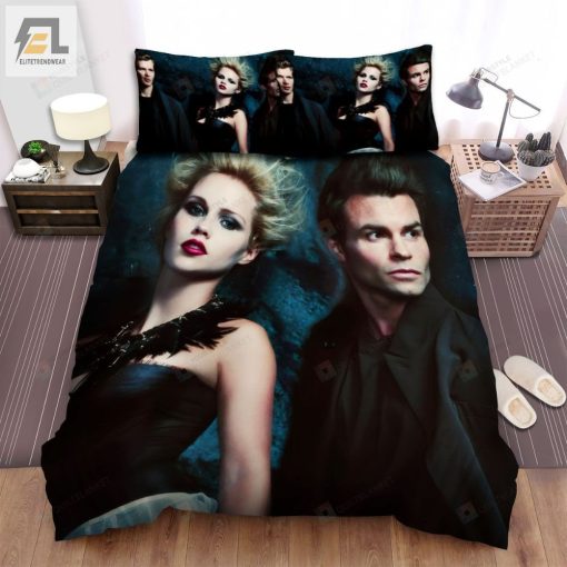 The Vampire Diaries 20092017 Two Men And Woman Movie Poster Bed Sheets Spread Comforter Duvet Cover Bedding Sets elitetrendwear 1 1