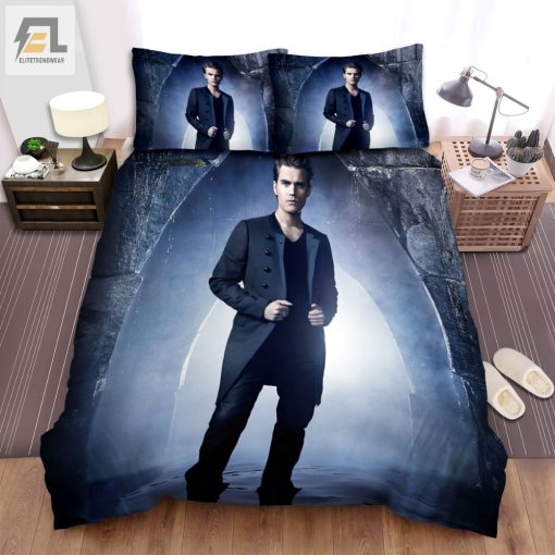 The Vampire Diaries 20092017 Vest Movie Poster Bed Sheets Spread Comforter Duvet Cover Bedding Sets elitetrendwear 1 1