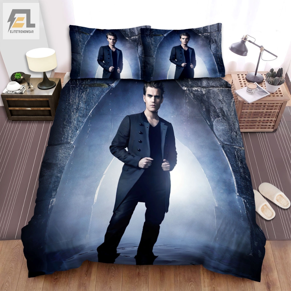 The Vampire Diaries 20092017 Vest Movie Poster Bed Sheets Spread Comforter Duvet Cover Bedding Sets 