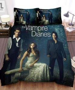 The Vampire Diaries 20092017 Stone Stage Movie Poster Bed Sheets Spread Comforter Duvet Cover Bedding Sets elitetrendwear 1 1