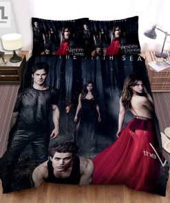 The Vampire Diaries 20092017 The Fifth Season Movie Poster Bed Sheets Spread Comforter Duvet Cover Bedding Sets elitetrendwear 1 1