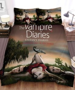 The Vampire Diaries 20092017 Stefanas Diaries Movie Poster Bed Sheets Spread Comforter Duvet Cover Bedding Sets elitetrendwear 1 1