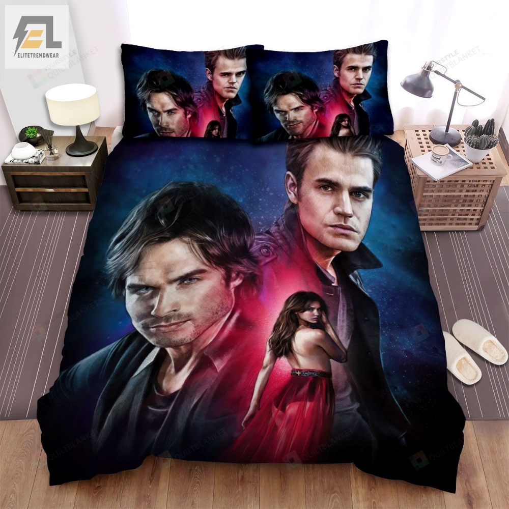 The Vampire Diaries 20092017 Red Woman Movie Poster Bed Sheets Spread Comforter Duvet Cover Bedding Sets 