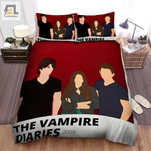 The Vampire Diaries 20092017 No Face Movie Poster Bed Sheets Spread Comforter Duvet Cover Bedding Sets elitetrendwear 1 1