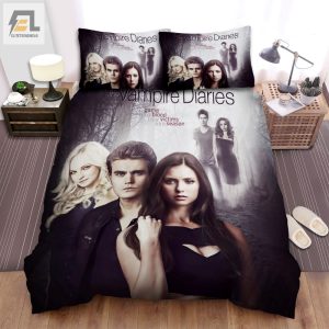 The Vampire Diaries 20092017 New Gmae New Blood New Victims New Season Movie Poster Bed Sheets Spread Comforter Duvet Cover Bedding Sets elitetrendwear 1 1