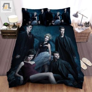 The Vampire Diaries 20092017 Family Movie Poster Bed Sheets Spread Comforter Duvet Cover Bedding Sets elitetrendwear 1 1