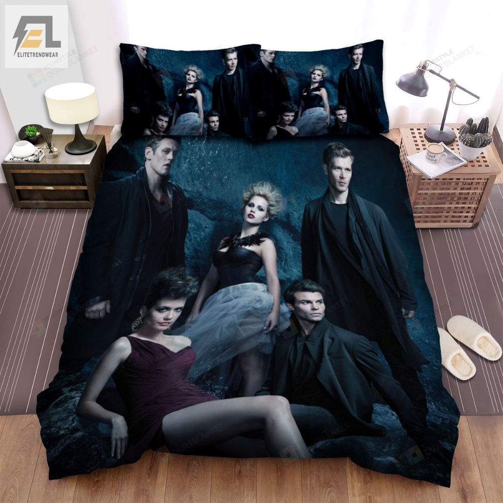 The Vampire Diaries 20092017 Family Movie Poster Bed Sheets Spread Comforter Duvet Cover Bedding Sets 